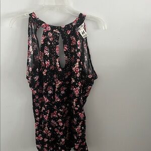 Floral Sleeveless Top